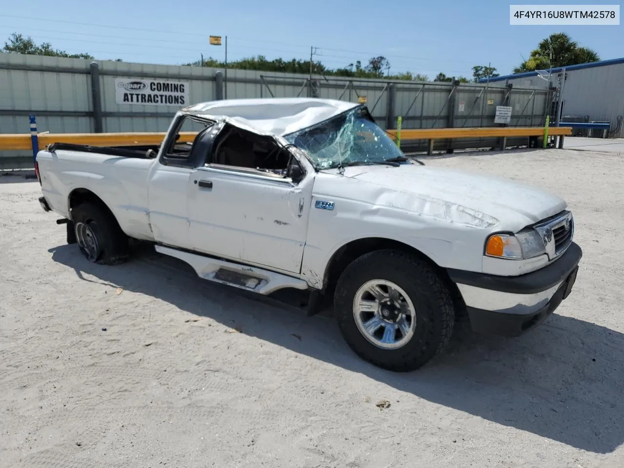 1998 Mazda B3000 Cab Plus VIN: 4F4YR16U8WTM42578 Lot: 56890364