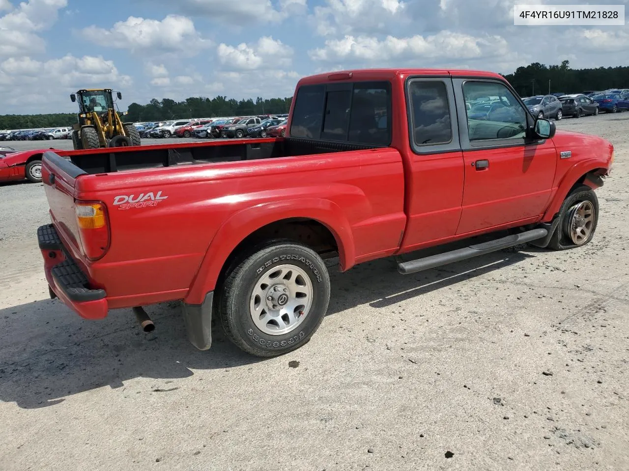 2001 Mazda B3000 Cab Plus VIN: 4F4YR16U91TM21828 Lot: 63854114