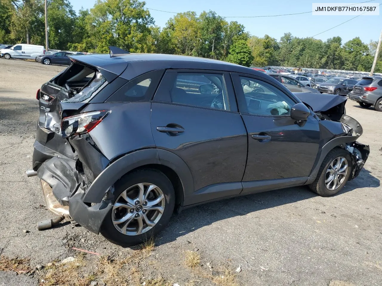 2017 Mazda Cx-3 Sport VIN: JM1DKFB77H0167587 Lot: 70100354