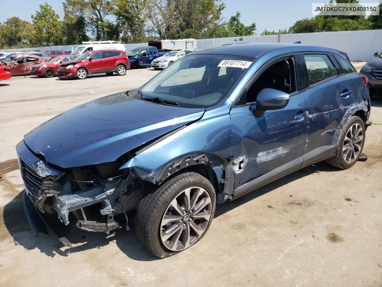 JM1DKDC7XK0408150 2019 Mazda Cx-3 Touring