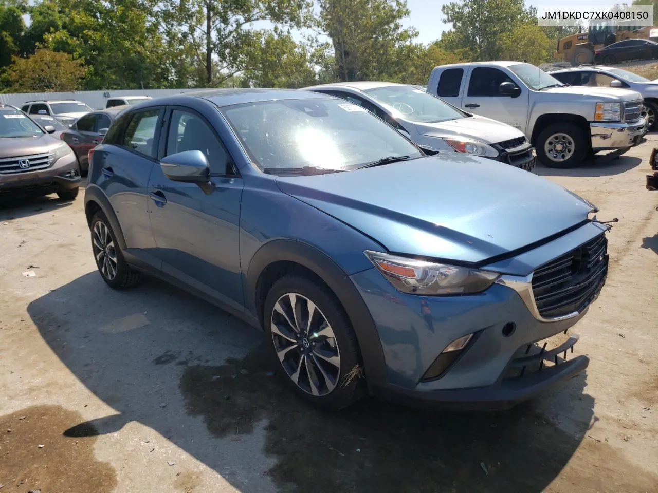 JM1DKDC7XK0408150 2019 Mazda Cx-3 Touring