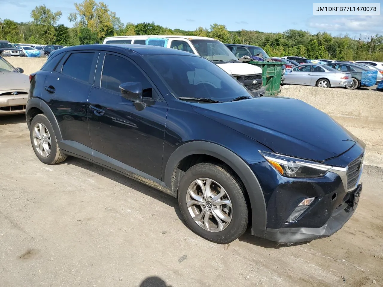 2020 Mazda Cx-3 Sport VIN: JM1DKFB77L1470078 Lot: 70367844