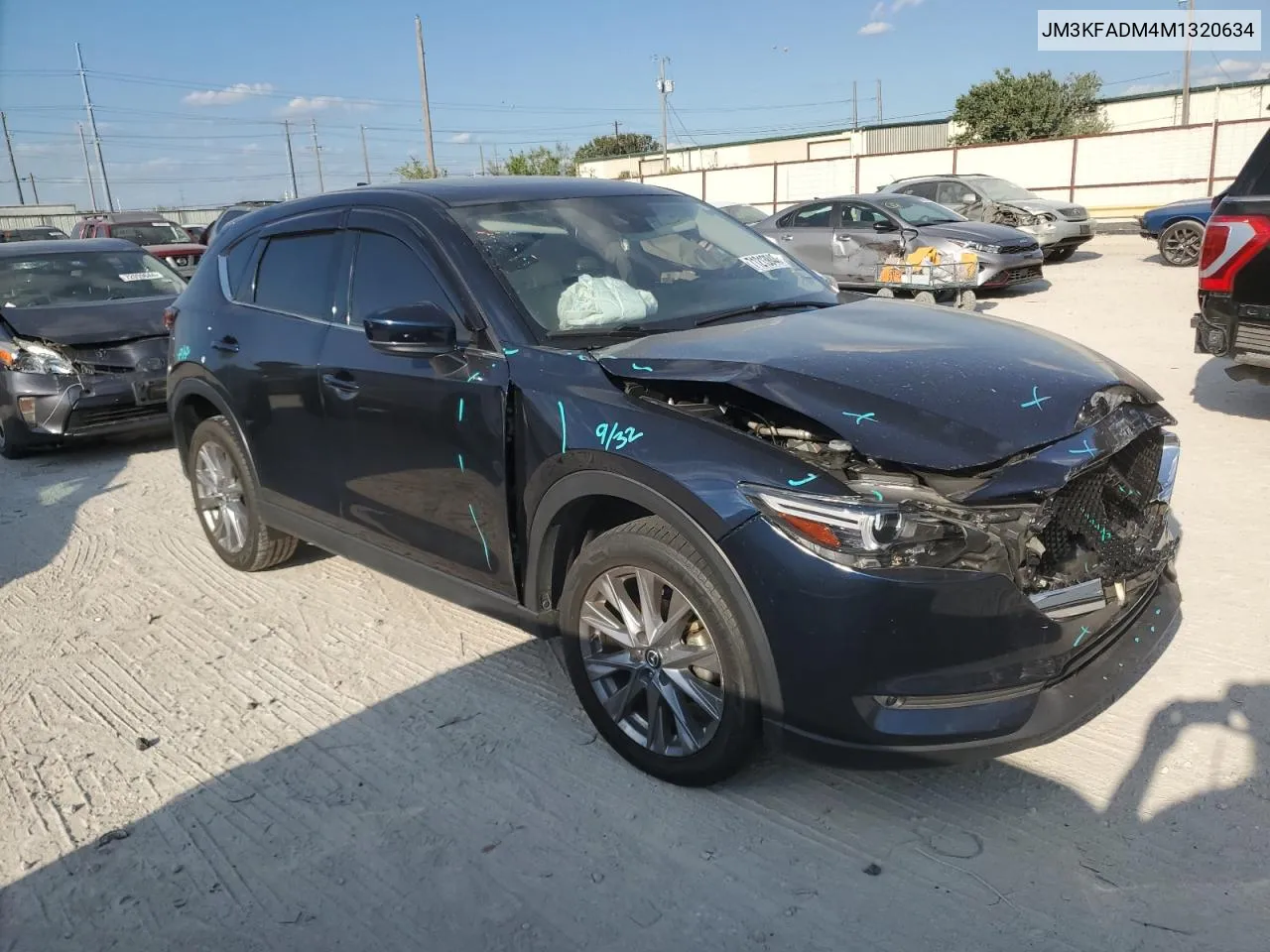 2021 Mazda Cx-5 Grand Touring VIN: JM3KFADM4M1320634 Lot: 71213844