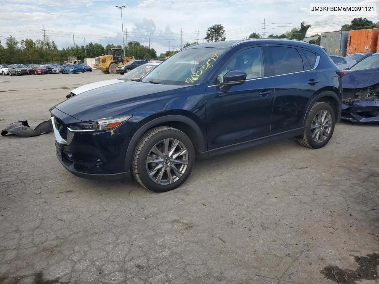 2021 Mazda Cx-5 Grand Touring VIN: JM3KFBDM6M0391121 Lot: 71853874