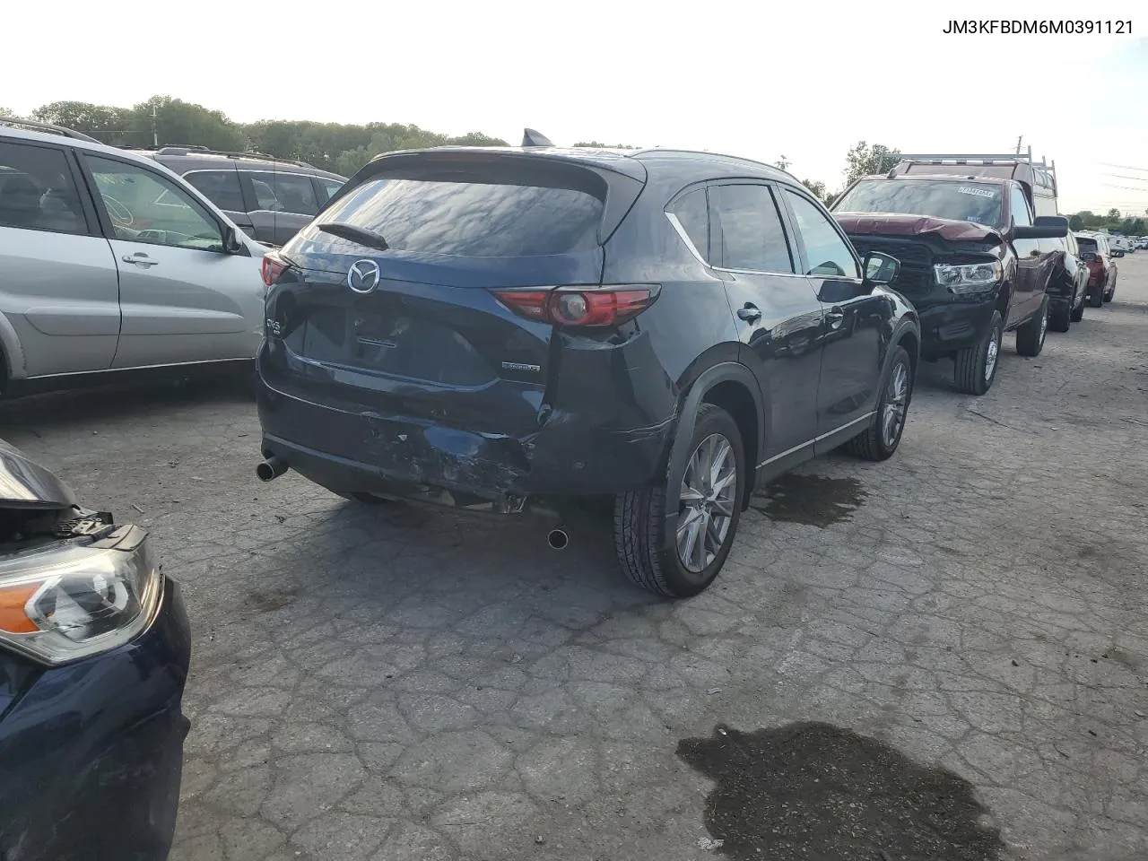 2021 Mazda Cx-5 Grand Touring VIN: JM3KFBDM6M0391121 Lot: 71853874