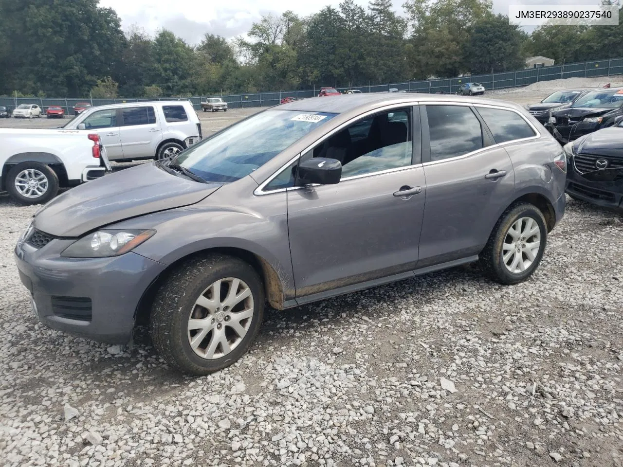 2009 Mazda Cx-7 VIN: JM3ER293890237540 Lot: 72193914