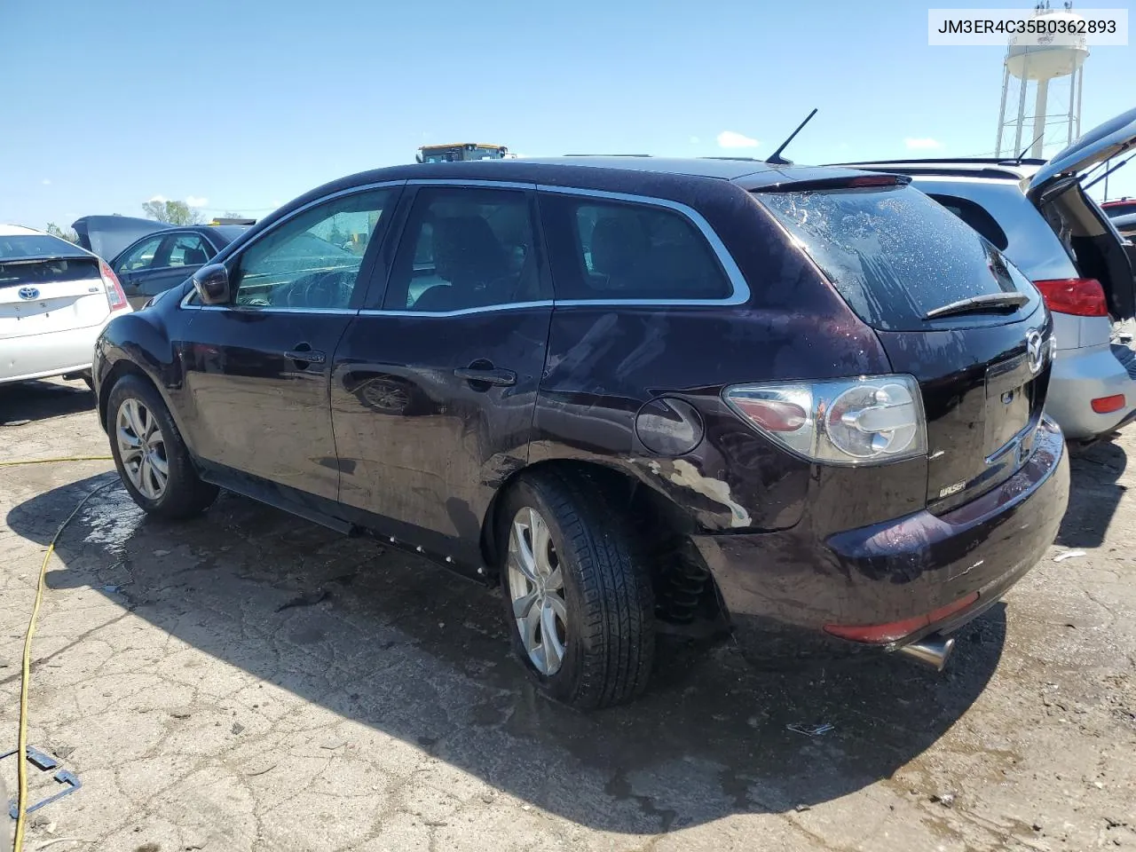 2011 Mazda Cx-7 VIN: JM3ER4C35B0362893 Lot: 53025134