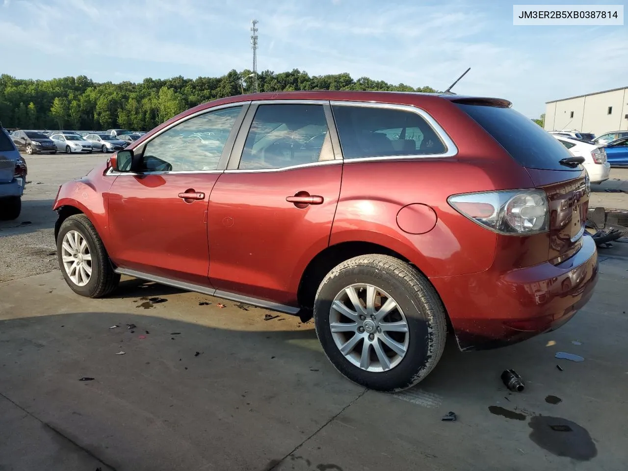 2011 Mazda Cx-7 VIN: JM3ER2B5XB0387814 Lot: 63465824