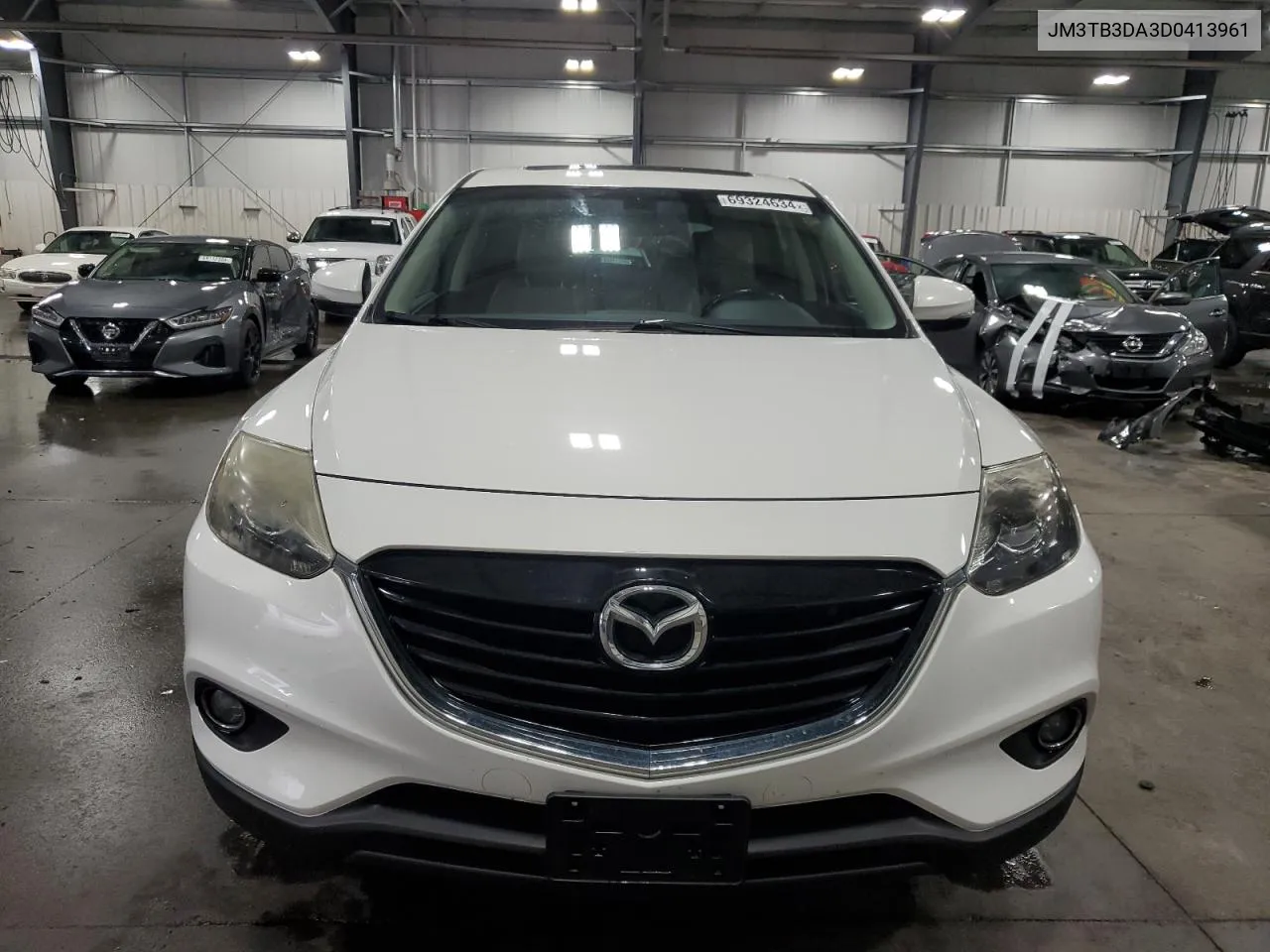 2013 Mazda Cx-9 Grand Touring VIN: JM3TB3DA3D0413961 Lot: 69324634