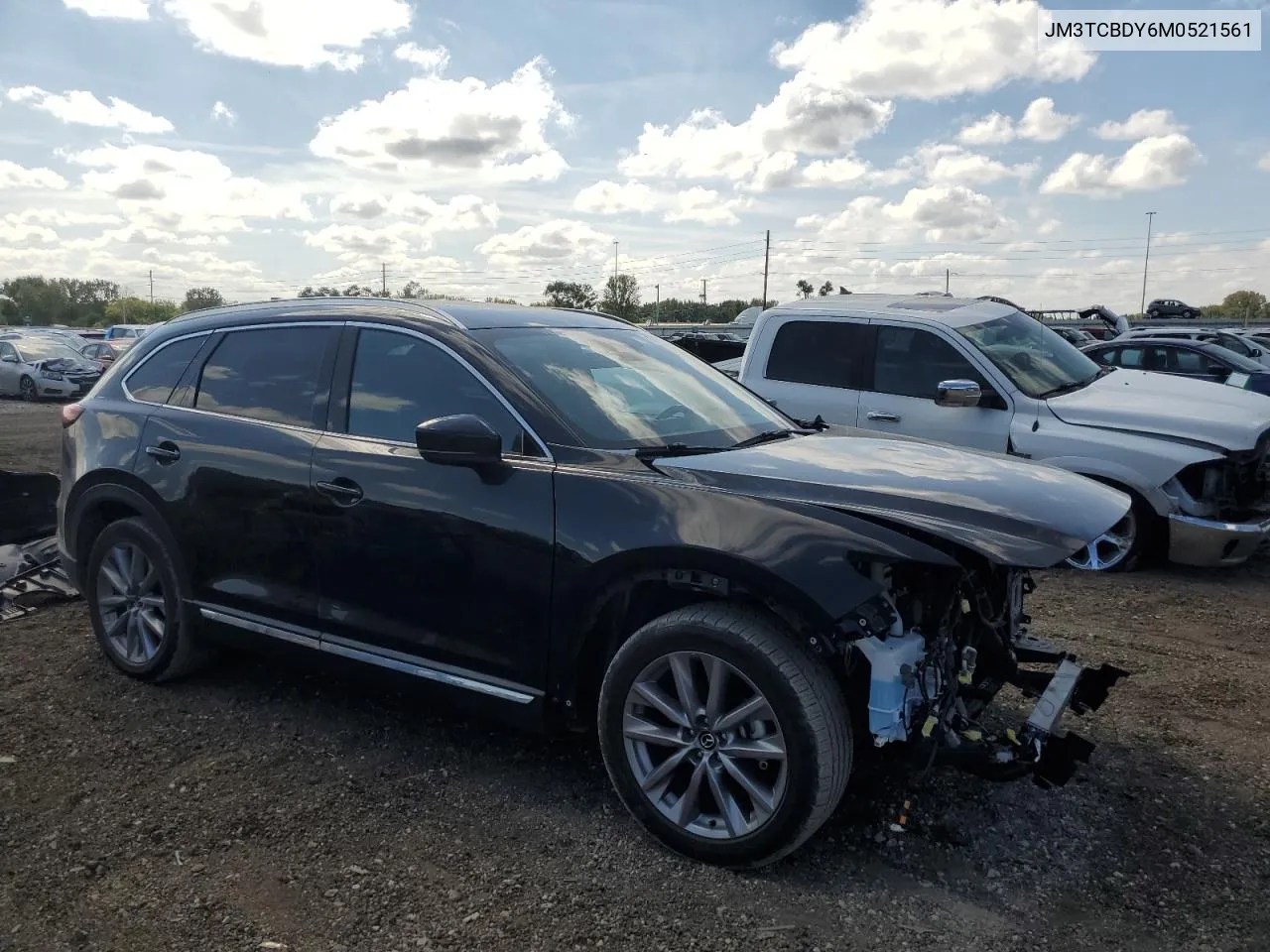 2021 Mazda Cx-9 Grand Touring VIN: JM3TCBDY6M0521561 Lot: 71256694