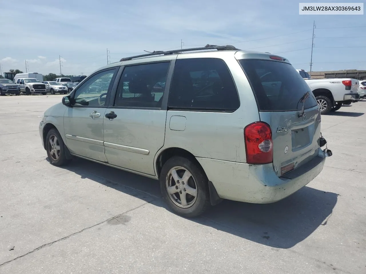 2003 Mazda Mpv Wagon VIN: JM3LW28AX30369643 Lot: 65802104