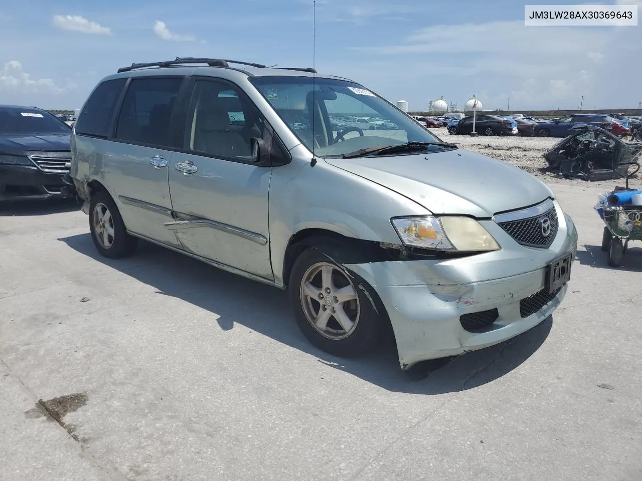 2003 Mazda Mpv Wagon VIN: JM3LW28AX30369643 Lot: 65802104