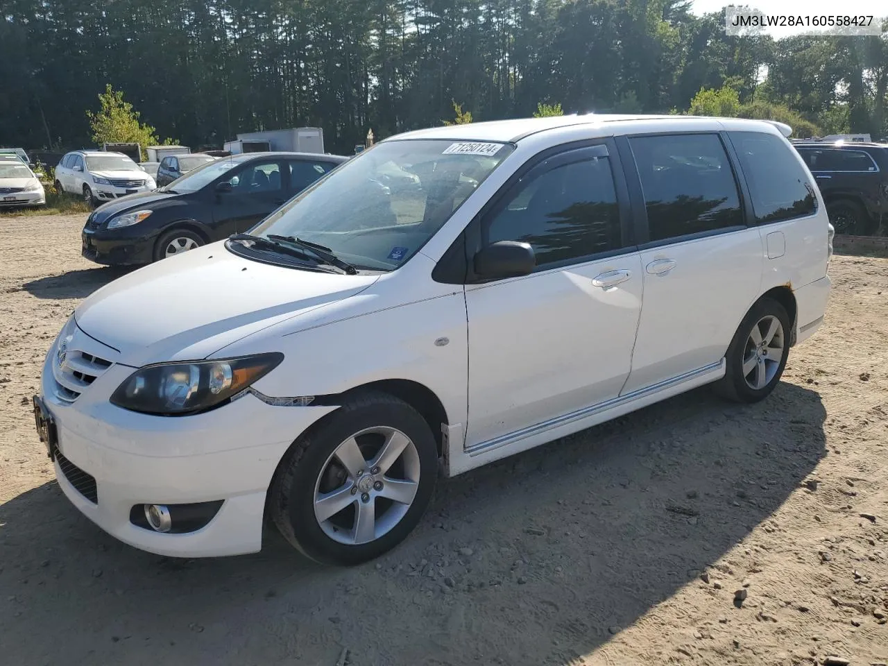 2006 Mazda Mpv Wagon VIN: JM3LW28A160558427 Lot: 71250124