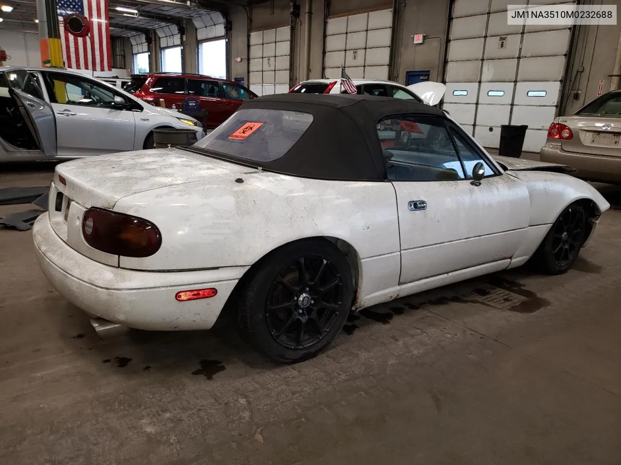 1991 Mazda Mx-5 Miata VIN: JM1NA3510M0232688 Lot: 65861664