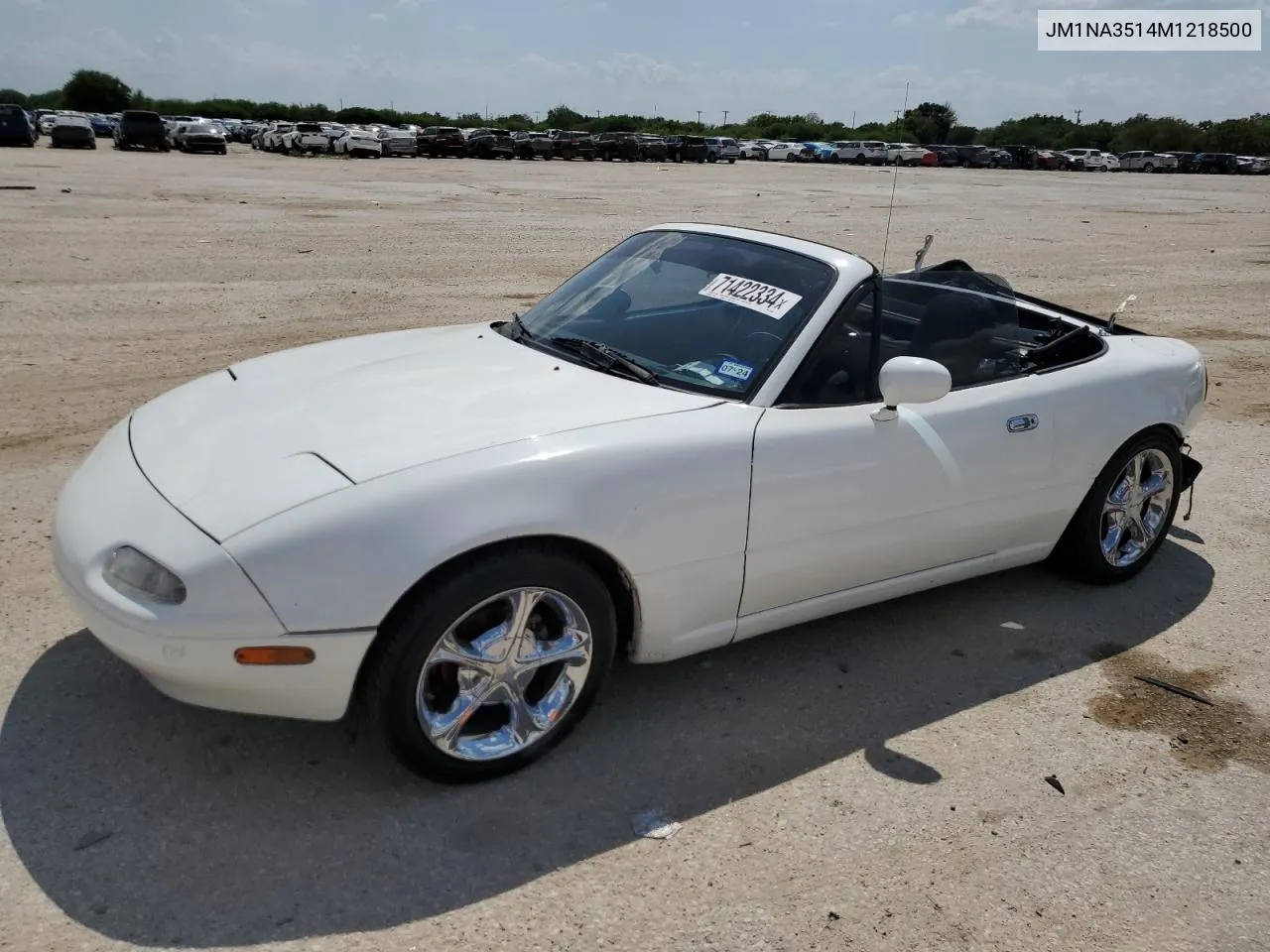 1991 Mazda Mx-5 Miata VIN: JM1NA3514M1218500 Lot: 71422334