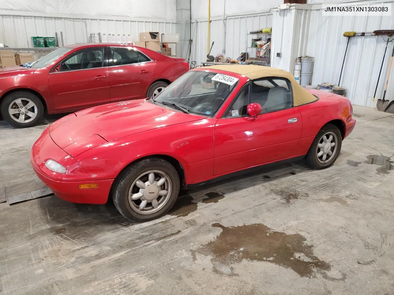 1992 Mazda Mx-5 Miata VIN: JM1NA351XN1303083 Lot: 67284304