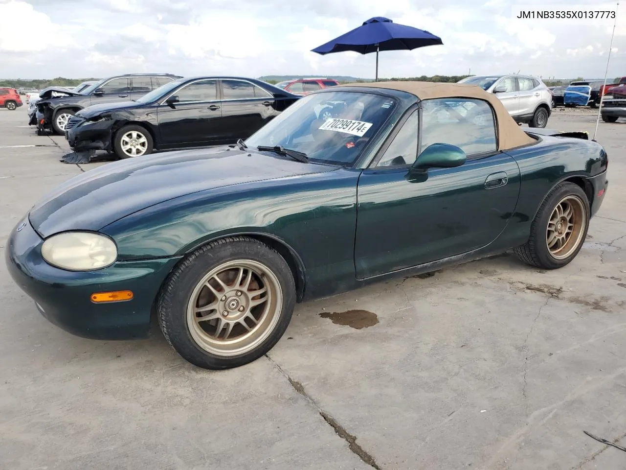 1999 Mazda Mx-5 Miata VIN: JM1NB3535X0137773 Lot: 70299174