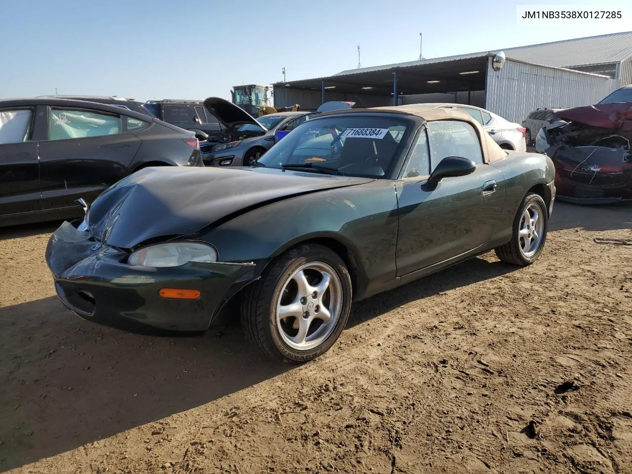 1999 Mazda Mx-5 Miata VIN: JM1NB3538X0127285 Lot: 71688384