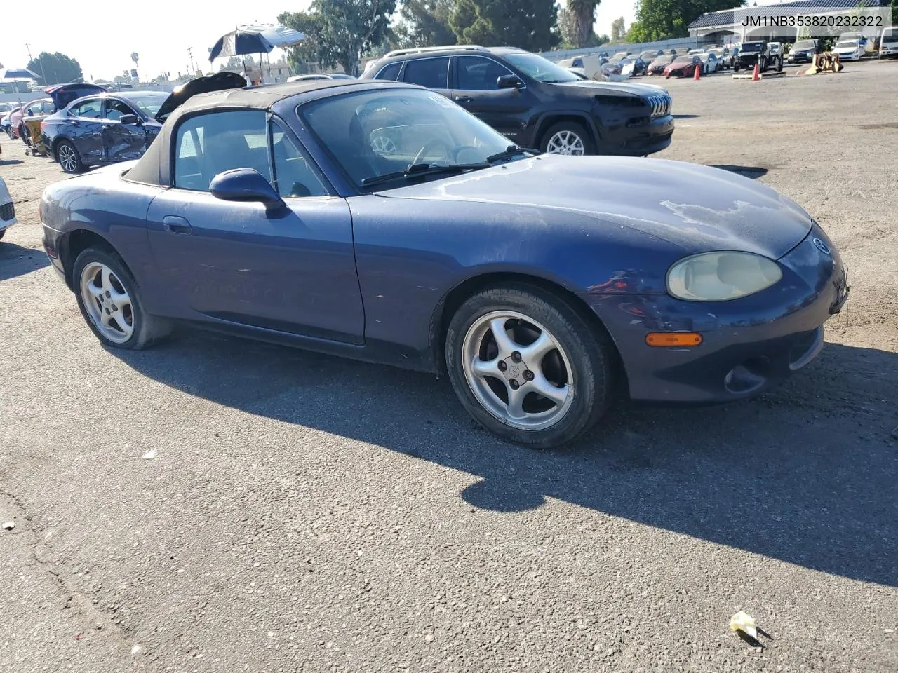 2002 Mazda Mx-5 Miata Base VIN: JM1NB353820232322 Lot: 69677964