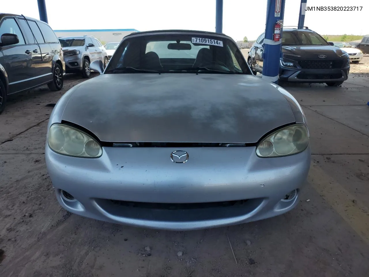 2002 Mazda Mx-5 Miata Base VIN: JM1NB353820223717 Lot: 71091514