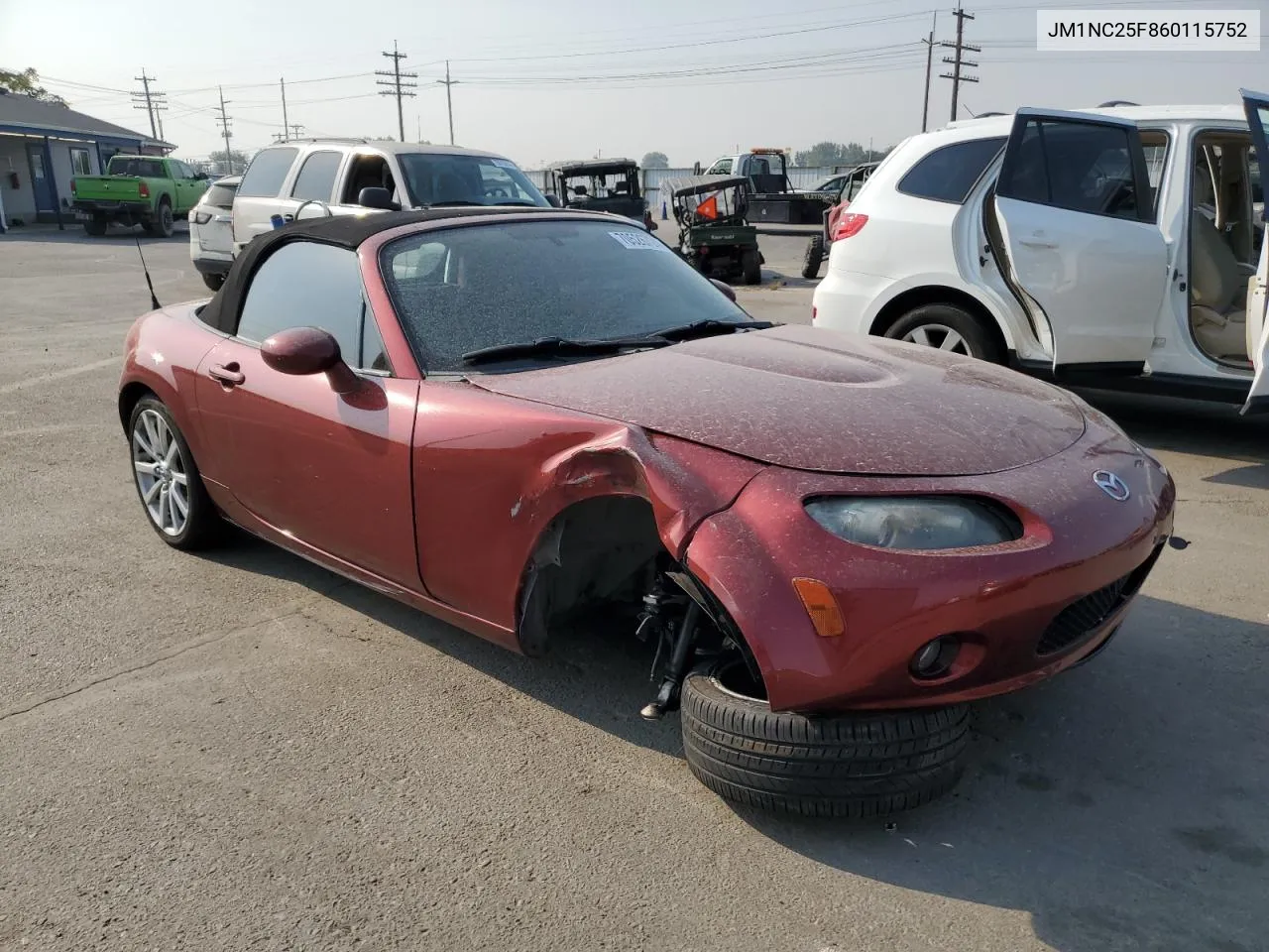 2006 Mazda Mx-5 Miata VIN: JM1NC25F860115752 Lot: 70526724