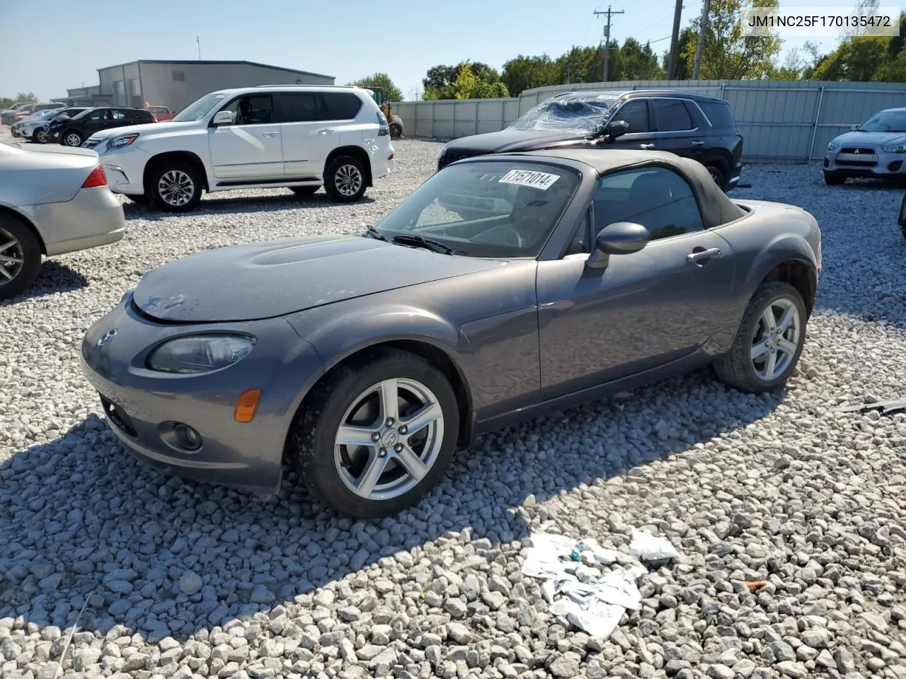 2007 Mazda Mx-5 Miata VIN: JM1NC25F170135472 Lot: 71571014