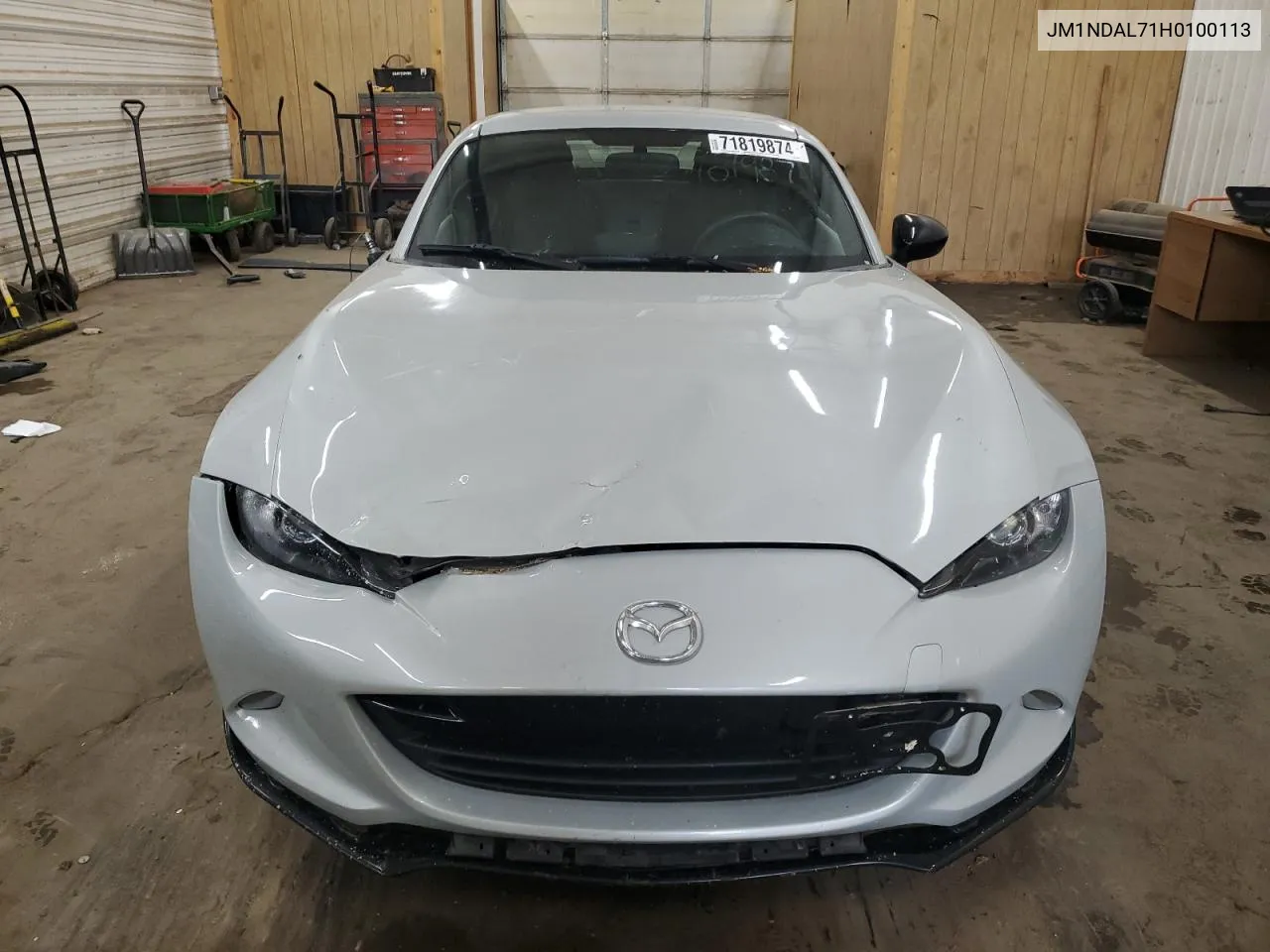 2017 Mazda Mx-5 Miata Club VIN: JM1NDAL71H0100113 Lot: 71819874