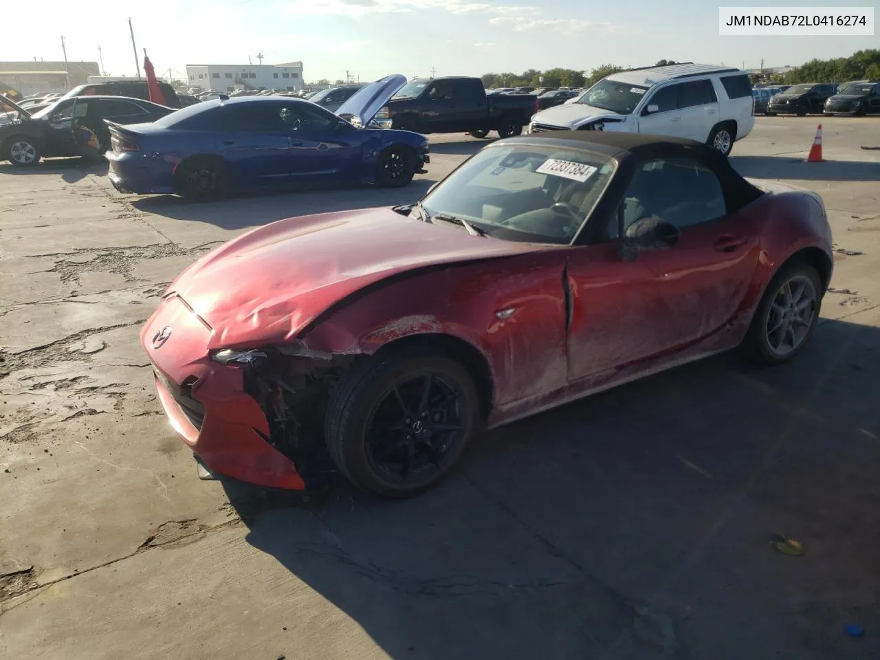 2020 Mazda Mx-5 Miata Sport VIN: JM1NDAB72L0416274 Lot: 72337384