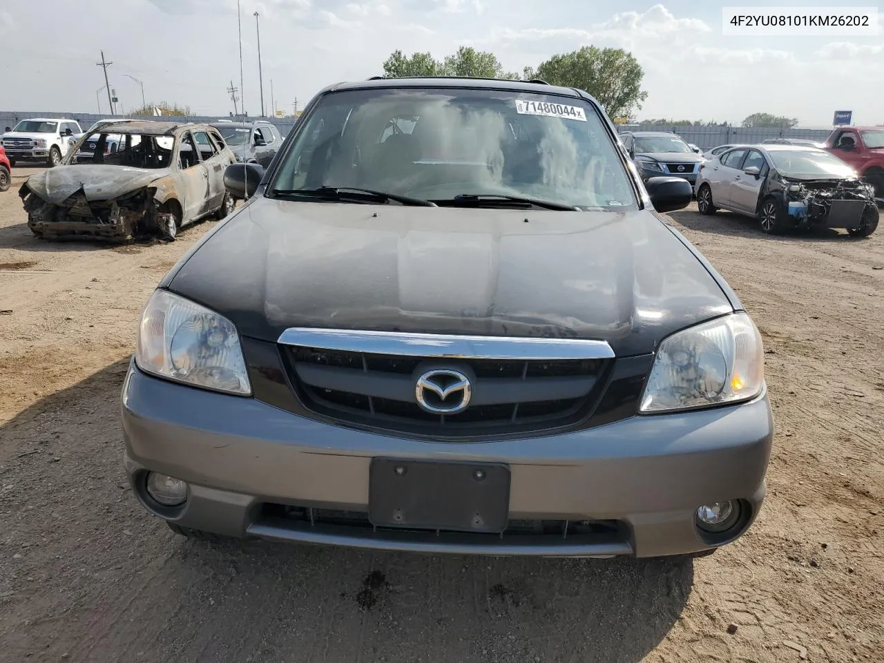 2001 Mazda Tribute Lx VIN: 4F2YU08101KM26202 Lot: 71480044