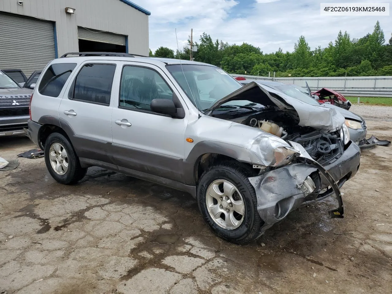 4F2CZ06193KM25468 2003 Mazda Tribute Es