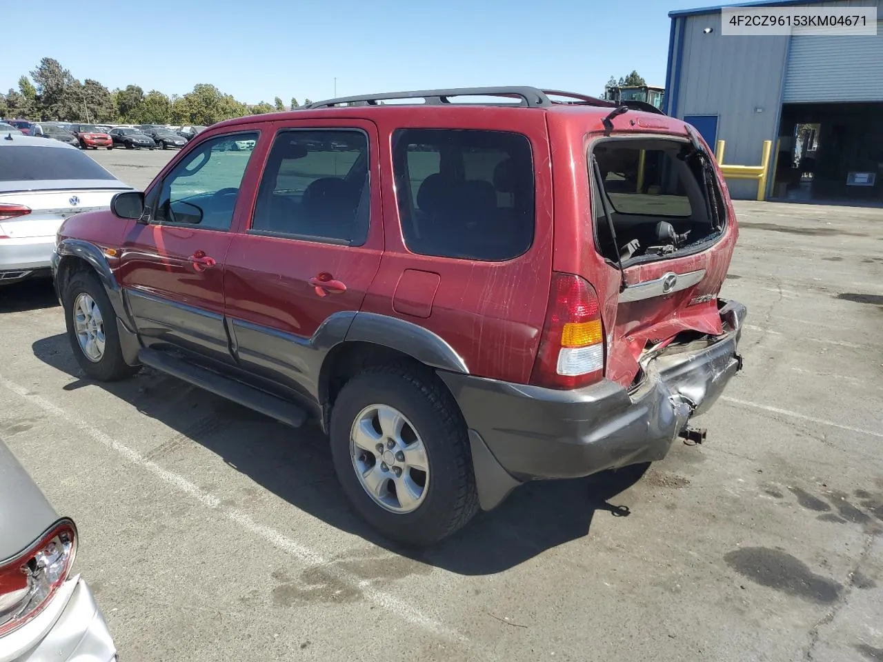 2003 Mazda Tribute Es VIN: 4F2CZ96153KM04671 Lot: 68442614