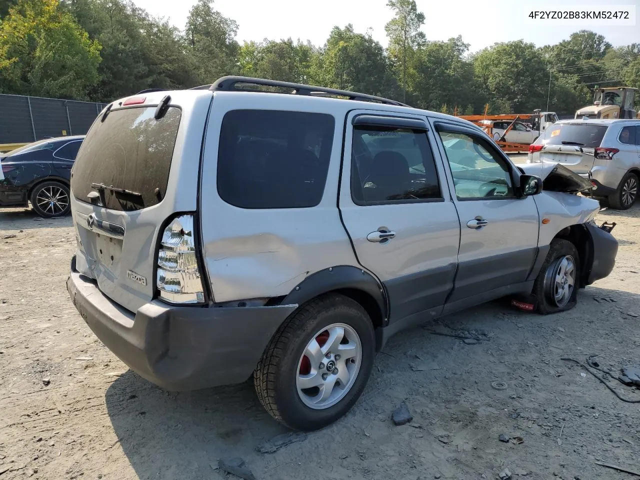 4F2YZ02B83KM52472 2003 Mazda Tribute Dx