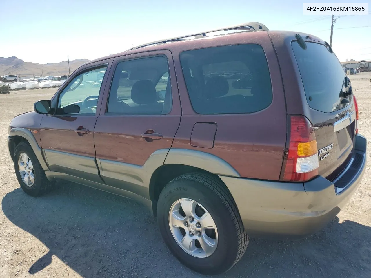 4F2YZ04163KM16865 2003 Mazda Tribute Lx