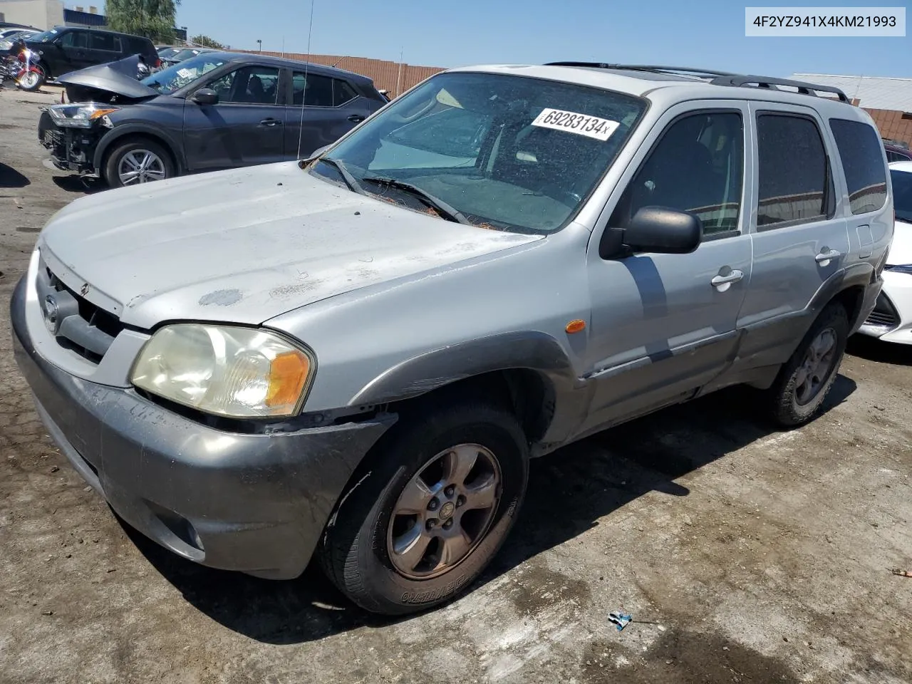 2004 Mazda Tribute Lx VIN: 4F2YZ941X4KM21993 Lot: 69283134