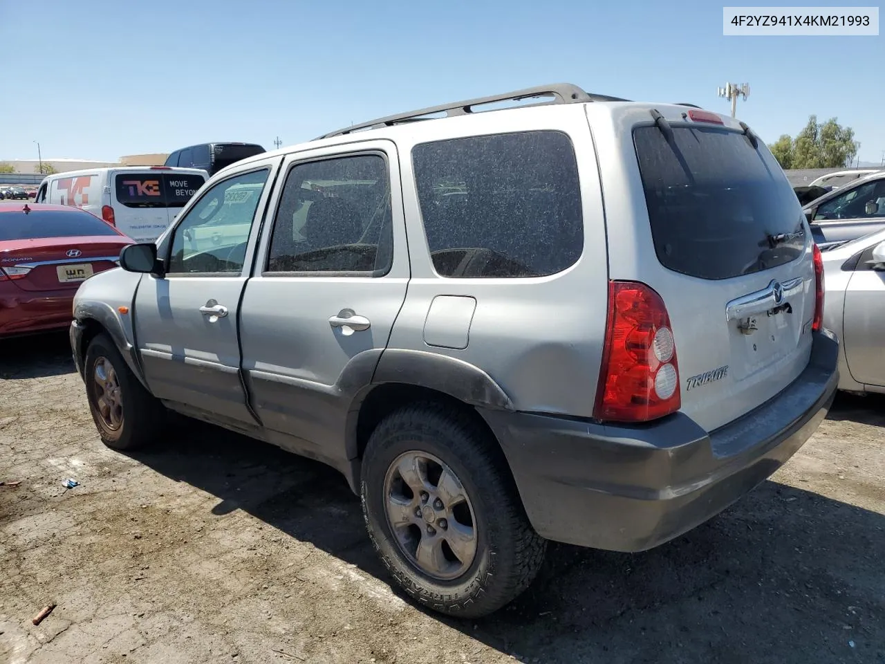 2004 Mazda Tribute Lx VIN: 4F2YZ941X4KM21993 Lot: 69283134