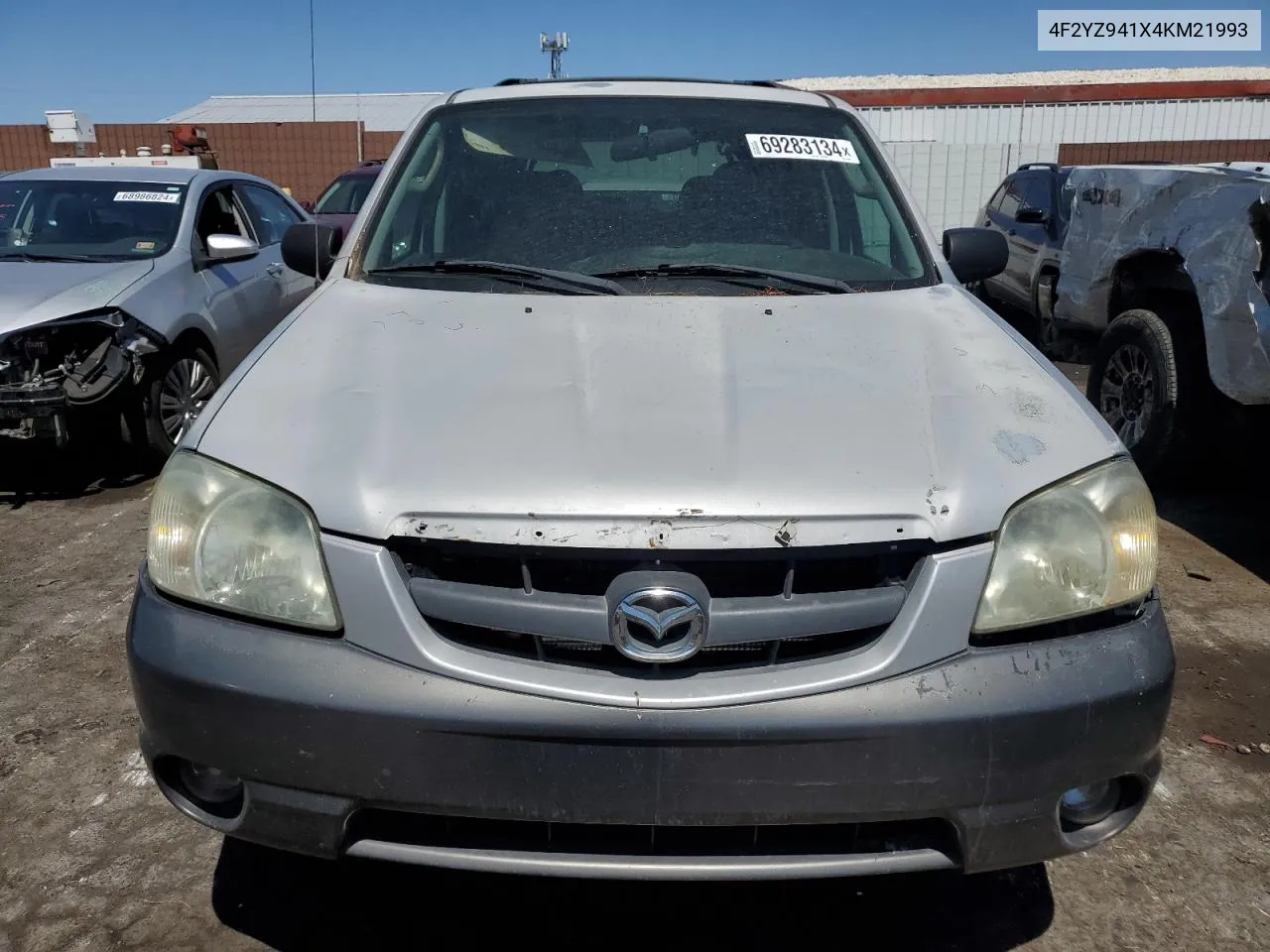 2004 Mazda Tribute Lx VIN: 4F2YZ941X4KM21993 Lot: 69283134