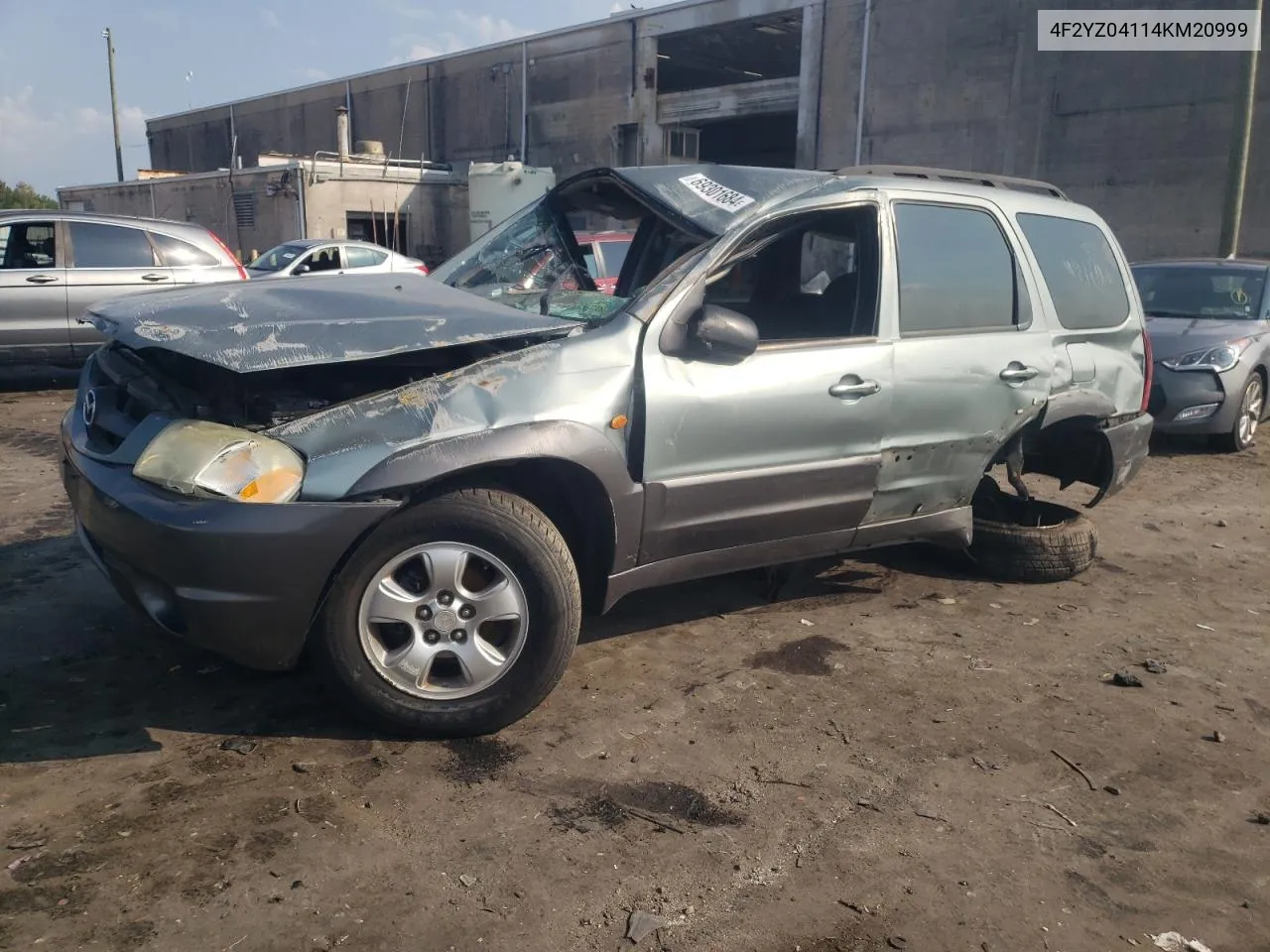 4F2YZ04114KM20999 2004 Mazda Tribute Lx