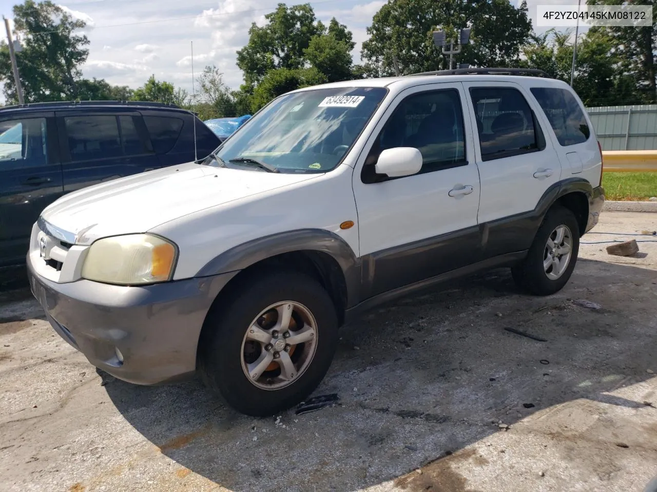 4F2YZ04145KM08122 2005 Mazda Tribute S