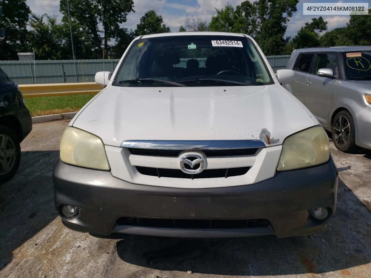 2005 Mazda Tribute S VIN: 4F2YZ04145KM08122 Lot: 63492914