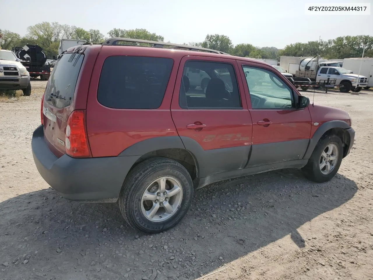 2005 Mazda Tribute I VIN: 4F2YZ02Z05KM44317 Lot: 71210234