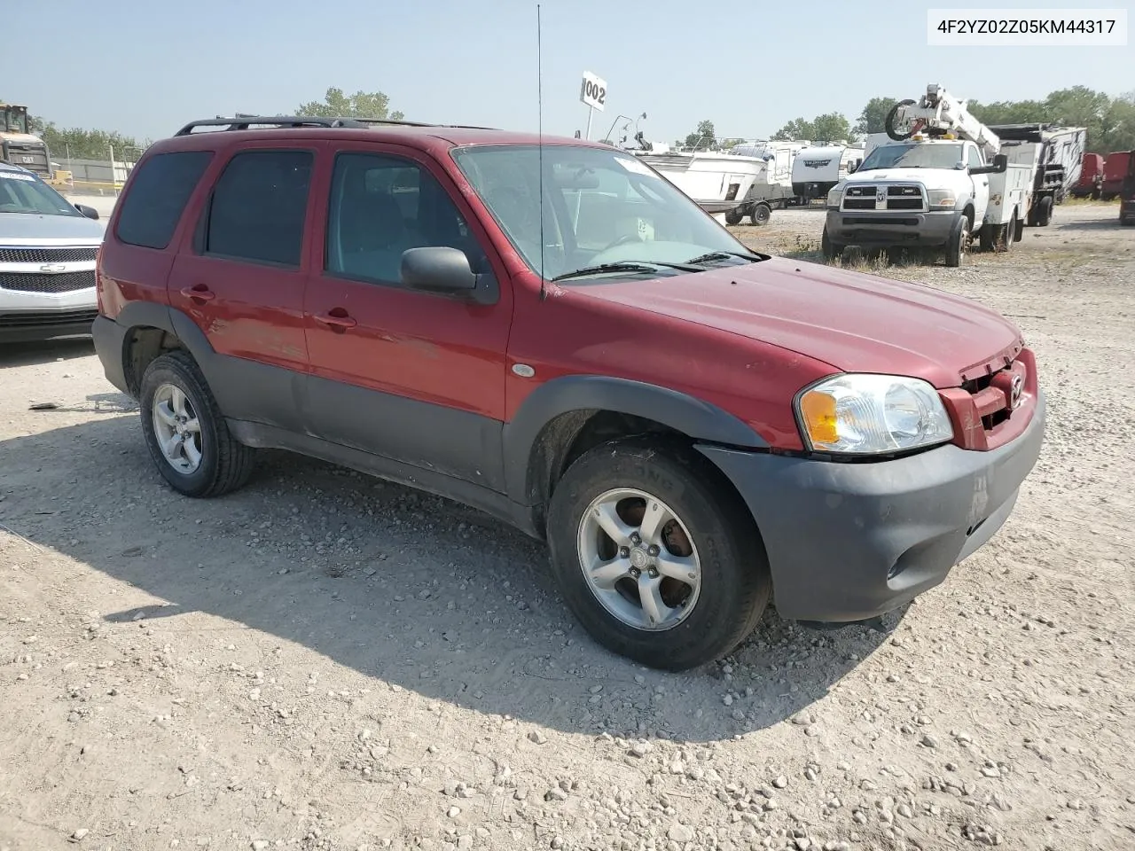 2005 Mazda Tribute I VIN: 4F2YZ02Z05KM44317 Lot: 71210234