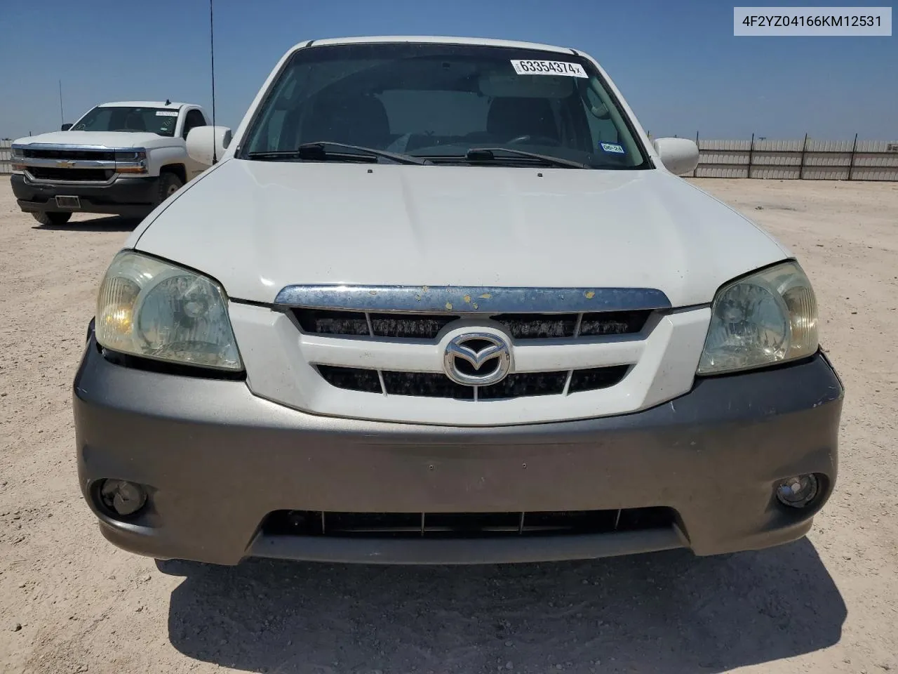 2006 Mazda Tribute S VIN: 4F2YZ04166KM12531 Lot: 63354374