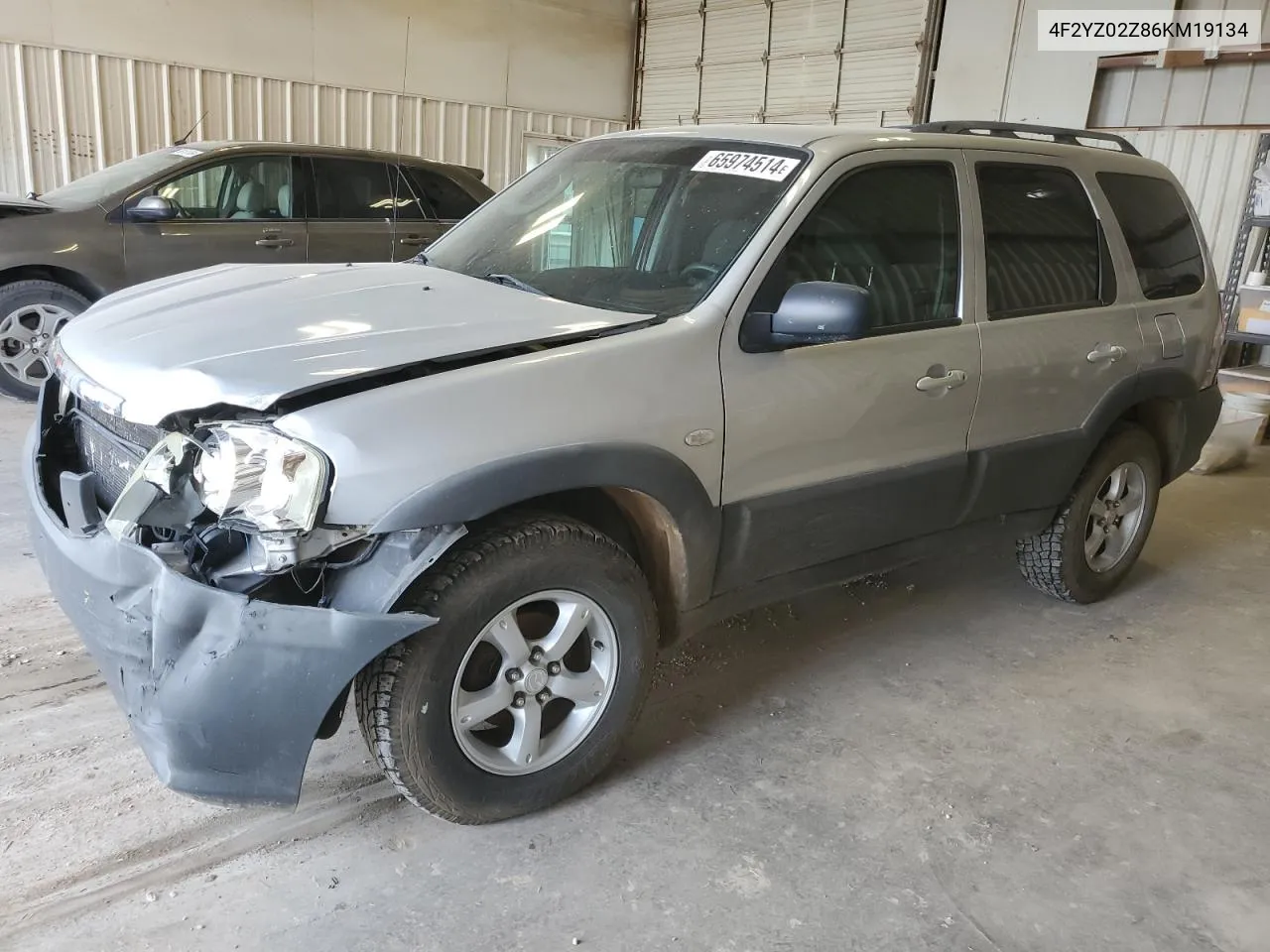 2006 Mazda Tribute I VIN: 4F2YZ02Z86KM19134 Lot: 65974514