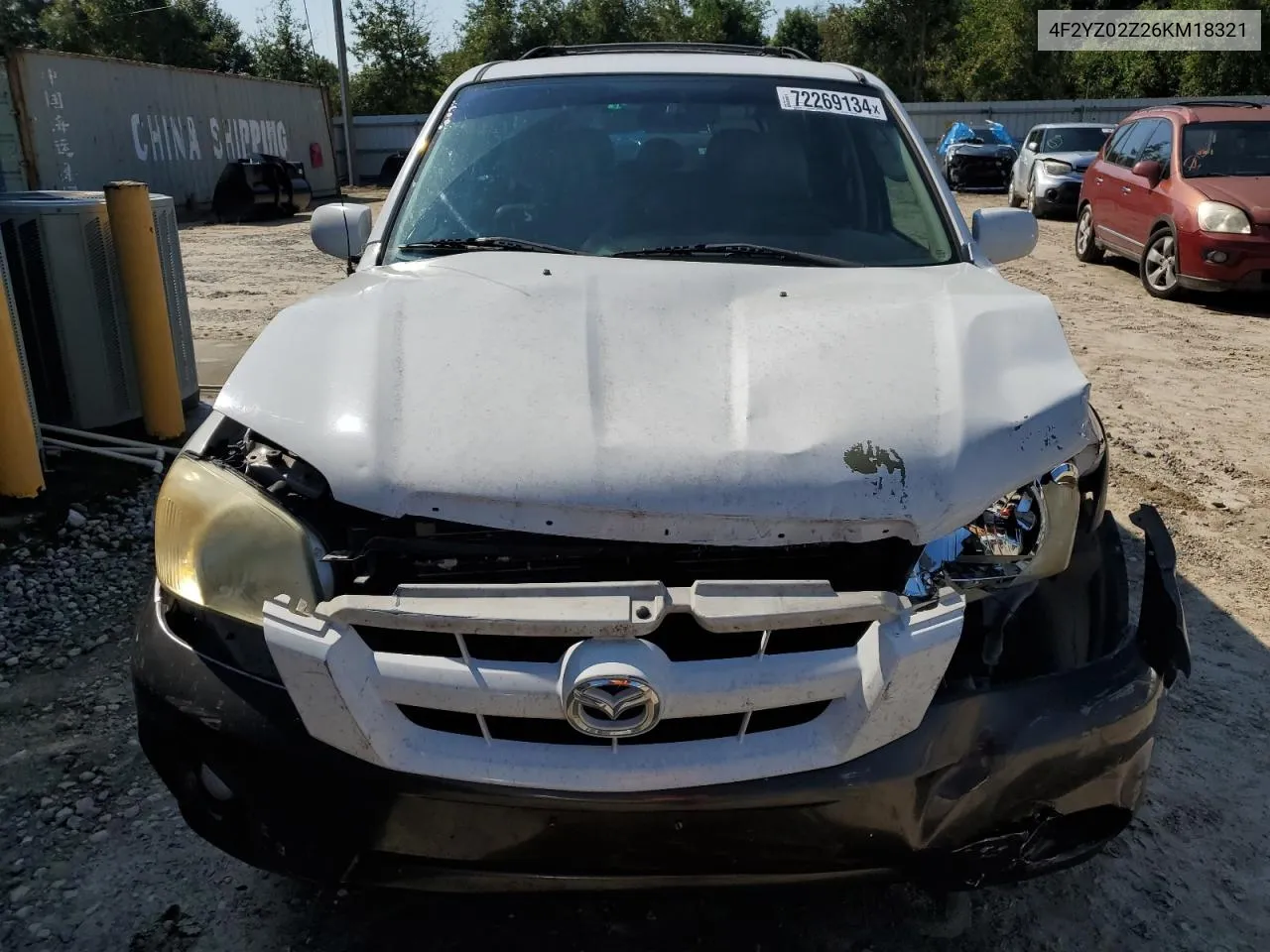 4F2YZ02Z26KM18321 2006 Mazda Tribute I