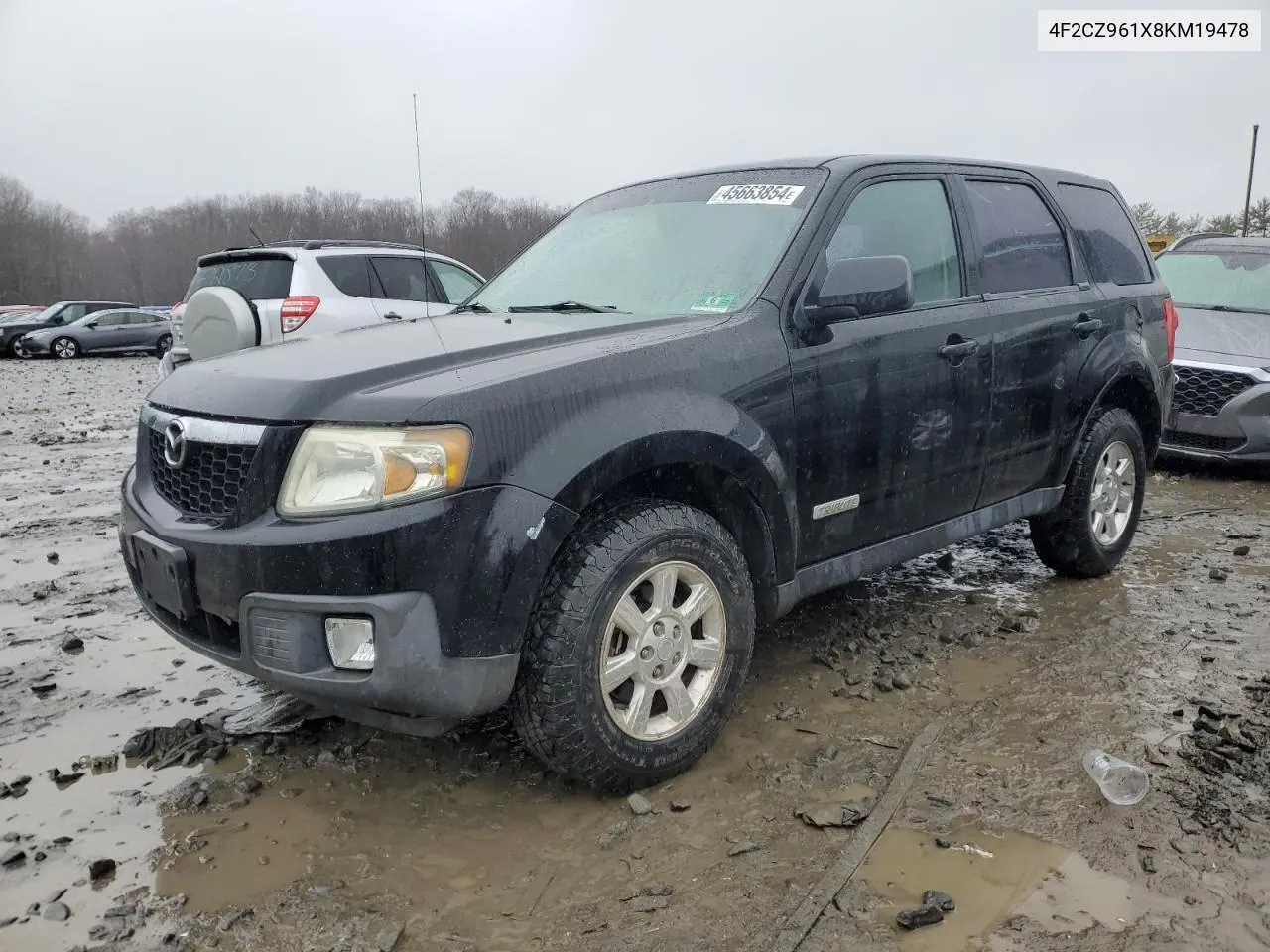 2008 Mazda Tribute S VIN: 4F2CZ961X8KM19478 Lot: 45663854