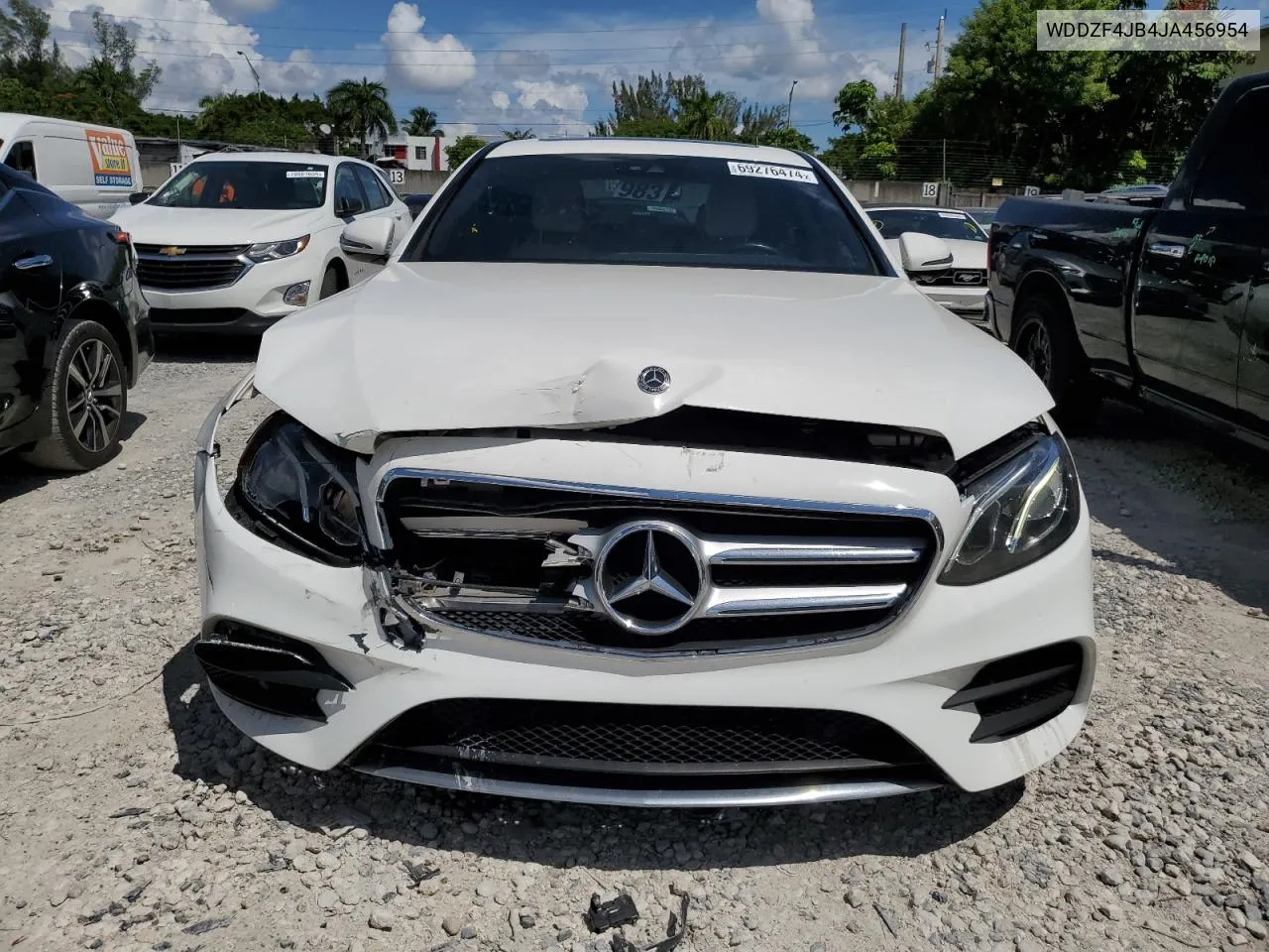 2018 Mercedes-Benz E 300 VIN: WDDZF4JB4JA456954 Lot: 69276474