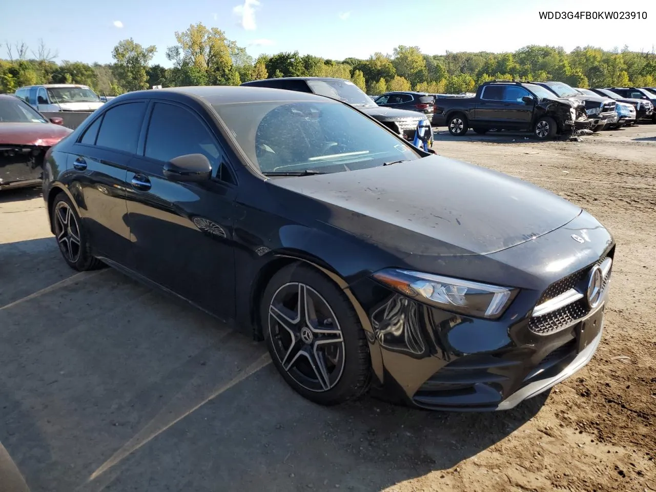 2019 Mercedes-Benz A 220 4Matic VIN: WDD3G4FB0KW023910 Lot: 70898954