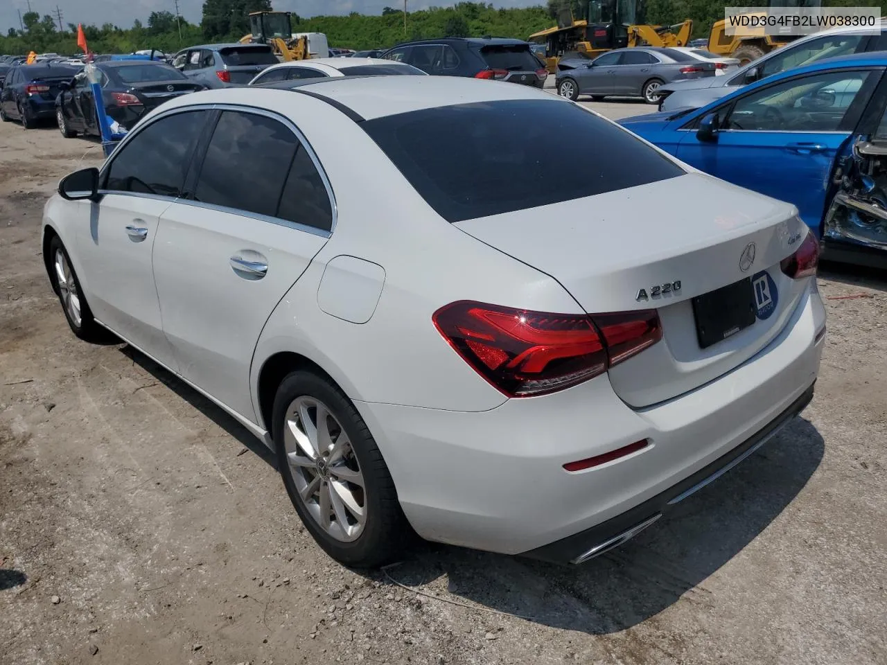 2020 Mercedes-Benz A 220 4Matic VIN: WDD3G4FB2LW038300 Lot: 64472414