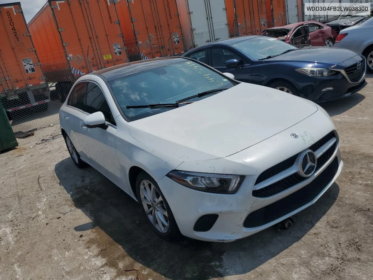 2020 Mercedes-Benz A 220 4Matic VIN: WDD3G4FB2LW038300 Lot: 64472414