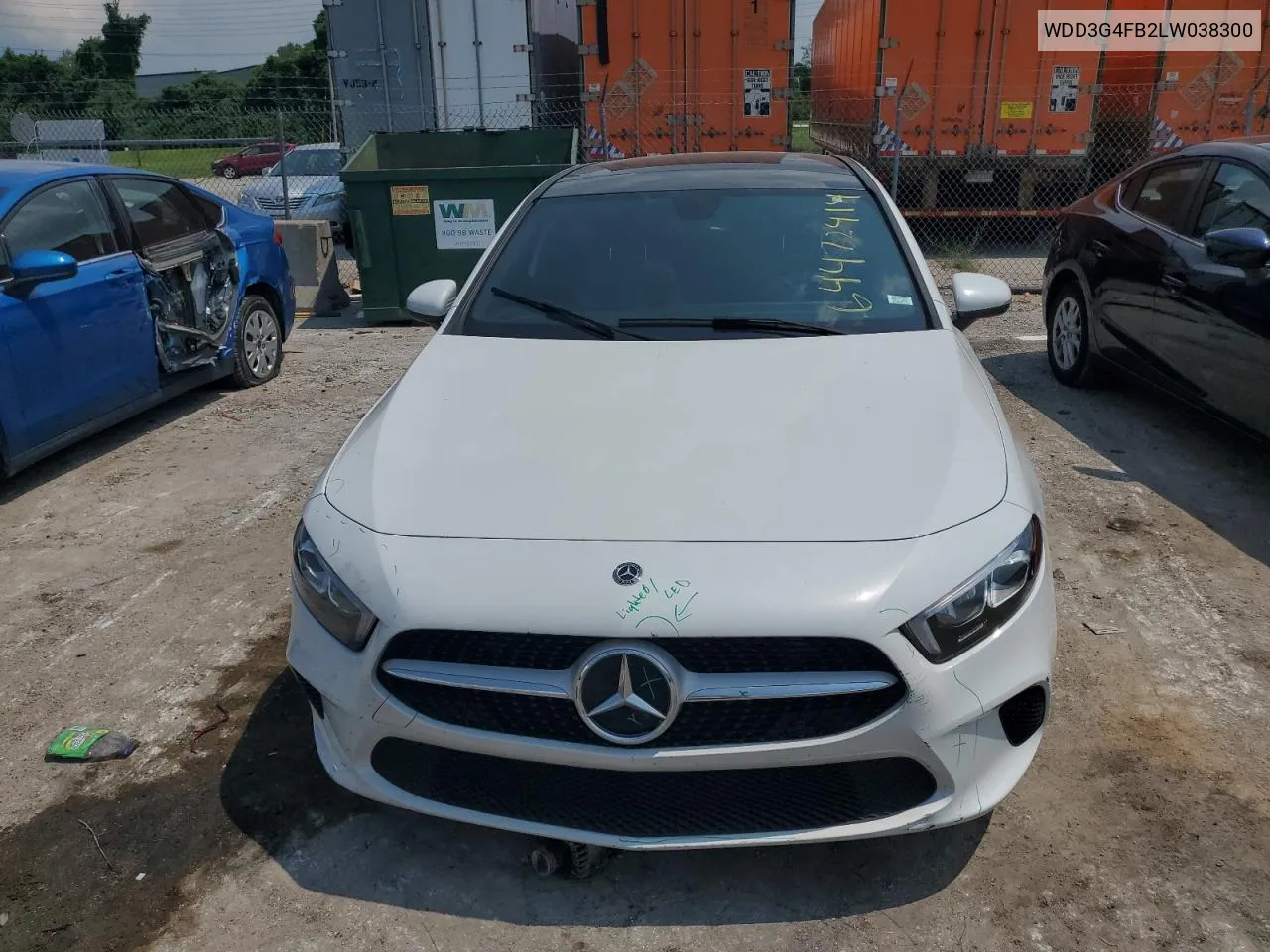 WDD3G4FB2LW038300 2020 Mercedes-Benz A 220 4Matic